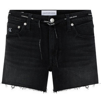 Vêtements Femme Calvin Klein Stacked Logo Tee Junior Boys Institution T Shirt Short en jean  ref_49176 Noir Noir
