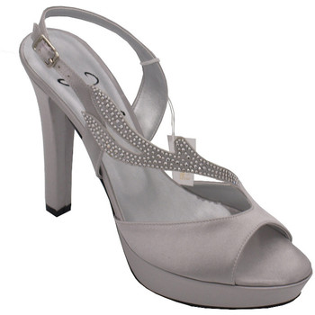 Chaussures Femme Sandales et Nu-pieds Angela Calzature Elegance AANGC5111arg Argenté