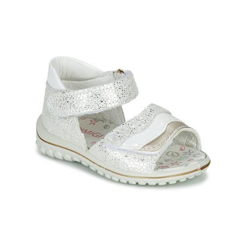 Chaussures Fille Sandales et Nu-pieds Primigi  Blanc / Argenté