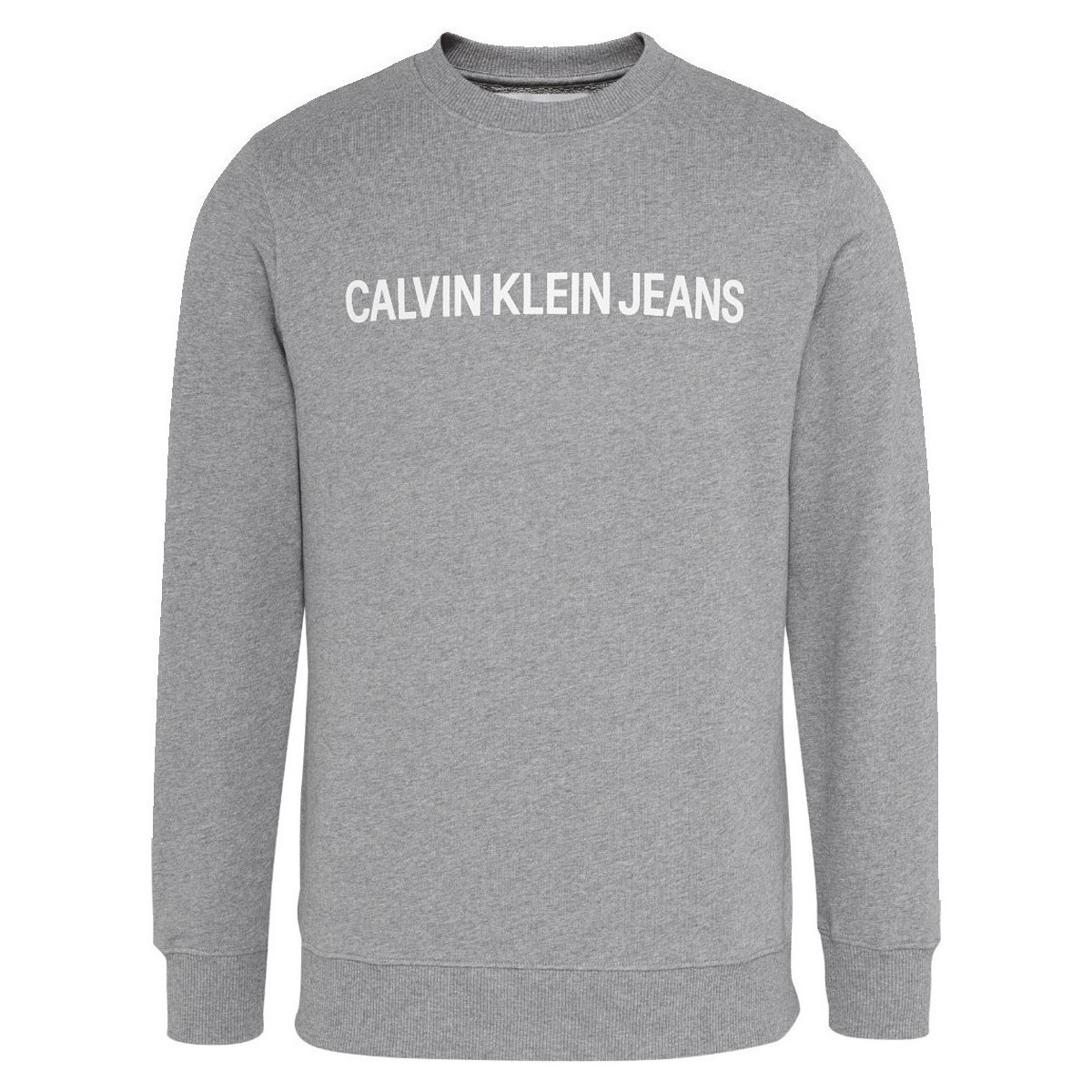 Vêtements Homme Sweats Calvin Klein Jeans Sweat-shirt homme  ref_49158 Gris Gris