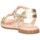 Chaussures Fille Sandales et Nu-pieds Unisa LINDEN_C_LMT PLATINO Doré