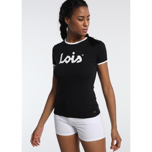 Vêtements Femme T-shirts manches courtes Lois Le Temps des Cerises Noir