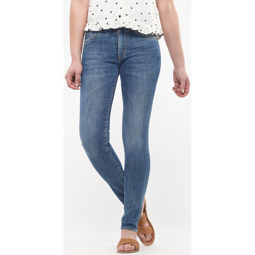 Le Temps des Cerises Power skinny taille haute jeans bleu Bleu - Vêtements  Jeans Femme 29,90 €