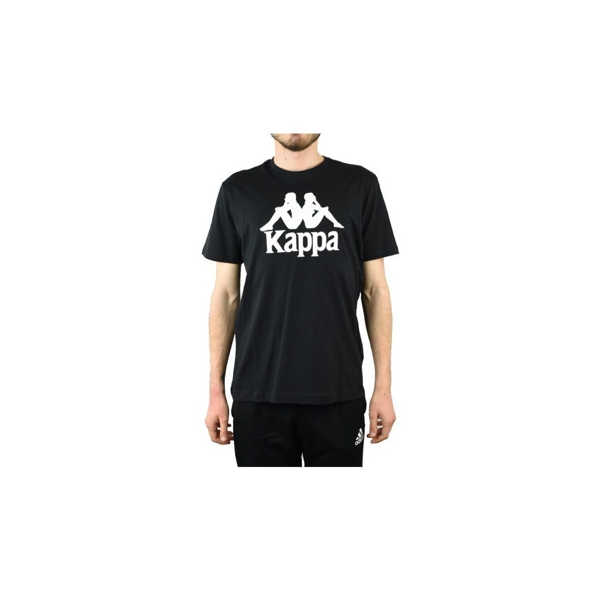 Vêtements Homme T-shirts manches courtes Kappa Caspar Tshirt Noir