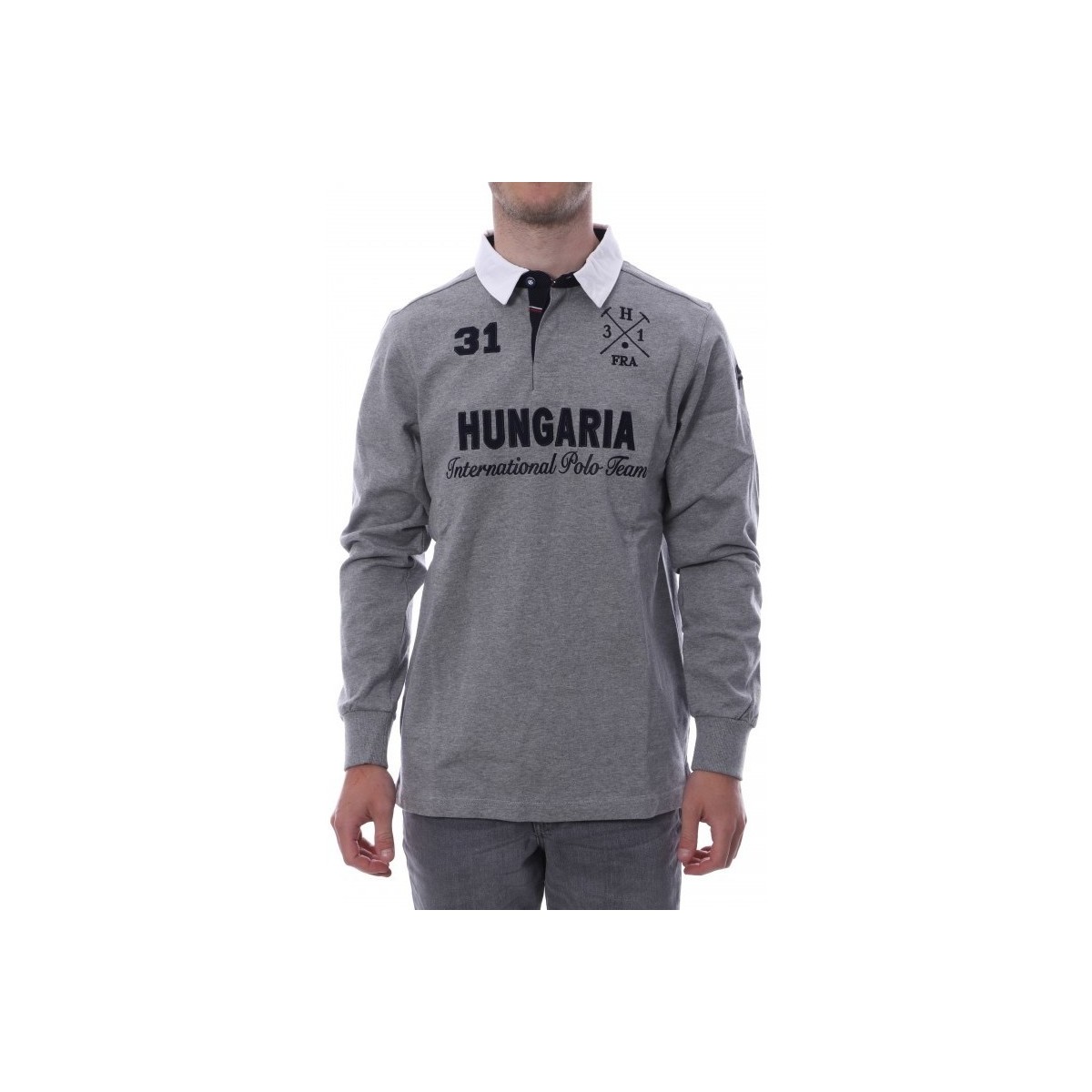 Vêtements Homme T-shirts & Polos Hungaria H-16TLMOLORE Gris