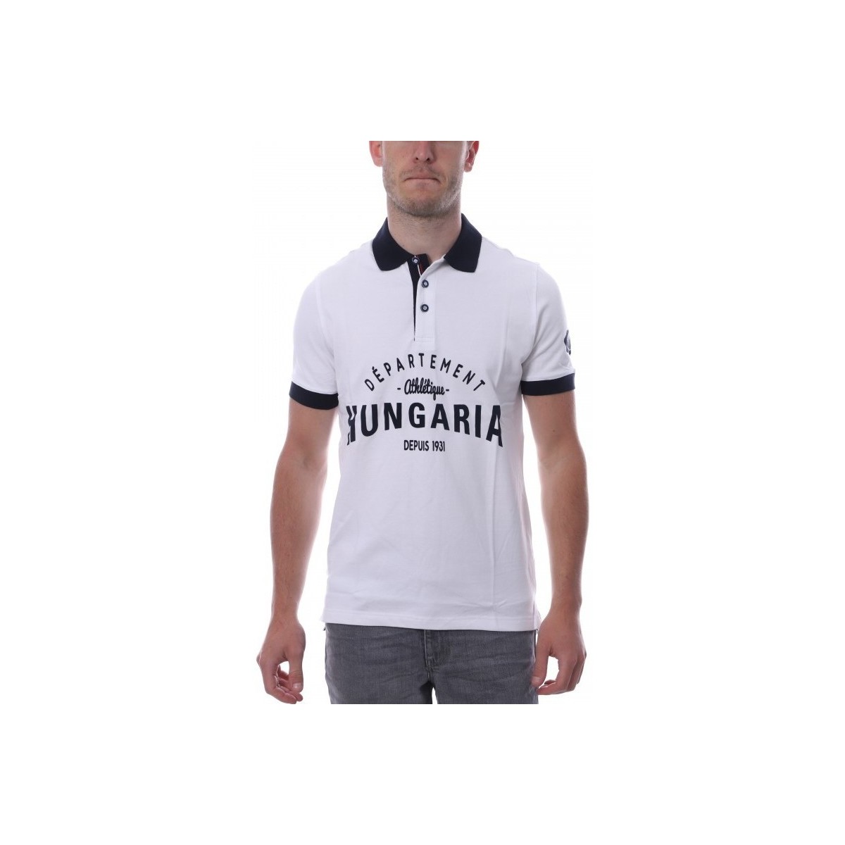 Vêtements Homme T-shirts & Polos Hungaria H-16TLMODOLE Blanc