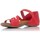 Chaussures Femme Sandales et Nu-pieds Interbios BASKETS  4476 Rouge