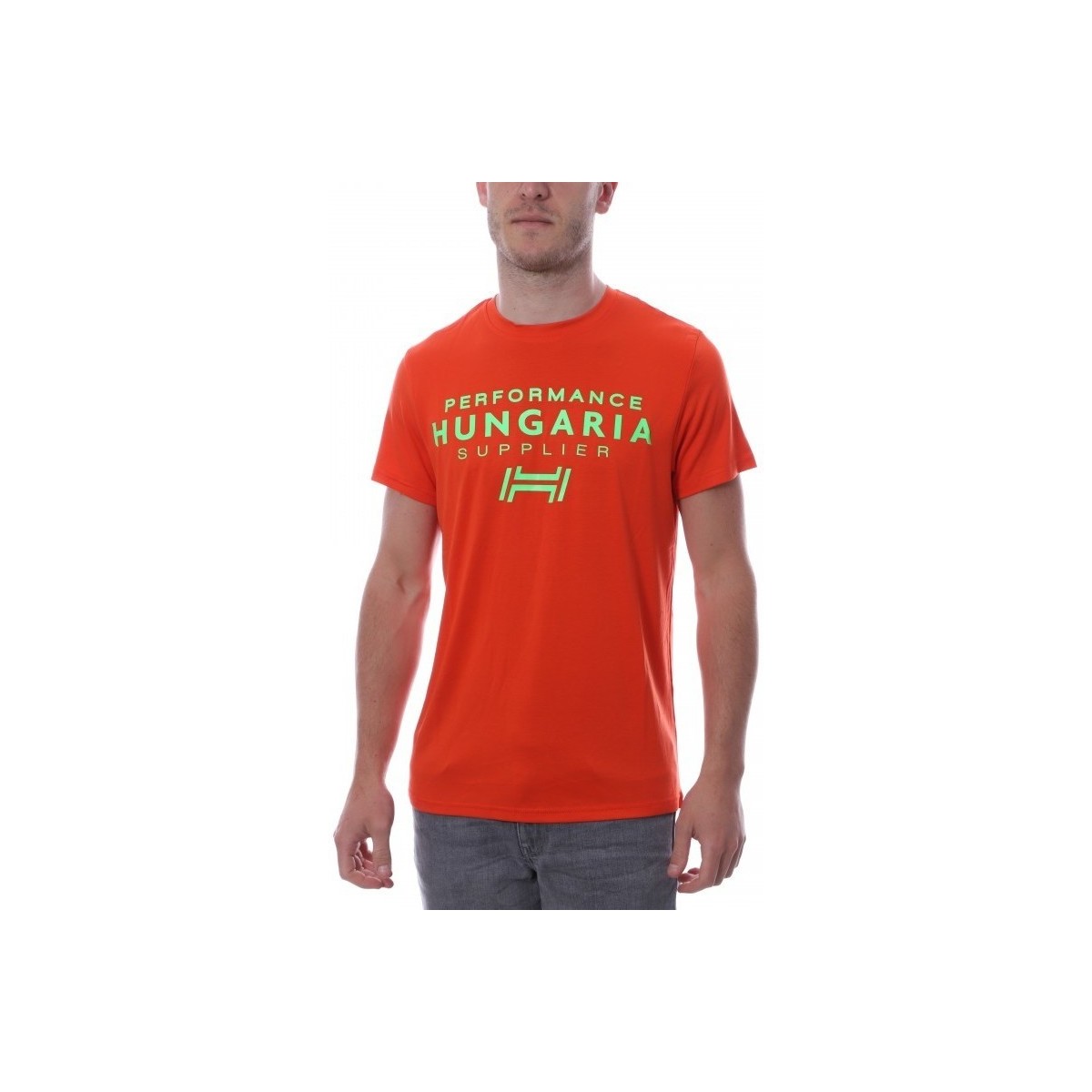 Vêtements Homme T-shirts & Polos Hungaria H-15TOUYBOPS Orange