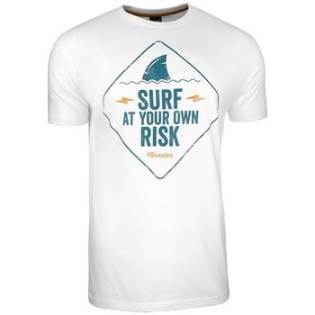 Vêtements Homme T-shirts manches courtes Monotox Surf Risk Blanc