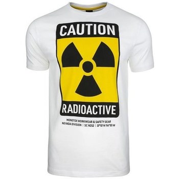 Vêtements Homme T-shirts manches courtes Monotox Radioactive Blanc, Jaune
