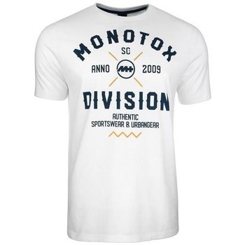 Vêtements Homme T-shirts manches courtes Monotox Division Blanc
