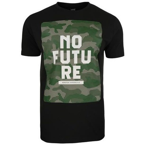Vêtements Homme T-shirts manches courtes Monotox NO Future Olive, Noir
