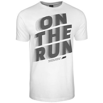 Vêtements Homme T-shirts manches courtes Monotox ON The Run Gris, Blanc