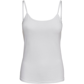 Vêtements Femme Débardeurs / T-shirts sans manche Only 15196448 Blanc
