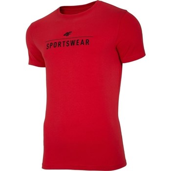 Vêtements Homme T-shirts manches courtes 4F TSM005 Rouge