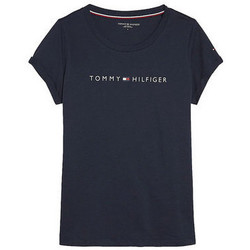 Vêtements Femme T-shirts & Polos Tommy Hilfiger T-shirt femme Tommy Jeans ref_49325 Marine Bleu