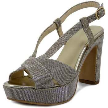 Chaussures Femme Sandales et Nu-pieds Osvaldo Pericoli Femme Chaussures, Sandales, Glitter Tissu-JN122 Doré