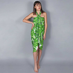 Vêtements Femme Paréos Baisers Salés Paréo Batik Bambus Vert