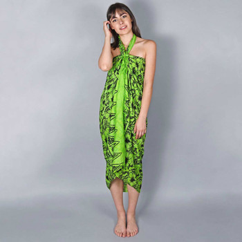 Vêtements Femme Paréos Baisers Salés Paréo Batik Lotus Vert