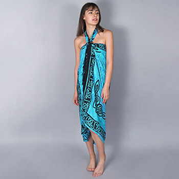 Vêtements Femme Paréos Baisers Salés Paréo Batik Bali Bleu