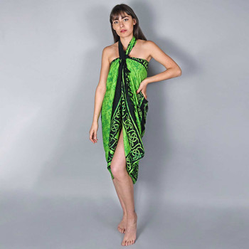 Vêtements Femme Paréos Baisers Salés Paréo Batik Bali Vert