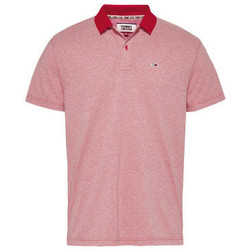 Vêtements Homme Polos manches courtes Tommy Jeans Polo  ref_49250 Rouge Rouge