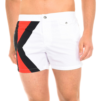 Short de bain Synthétique Karl Lagerfeld pour homme en coloris Blanc Homme Vêtements Maillots de bain Maillots et shorts de bain 