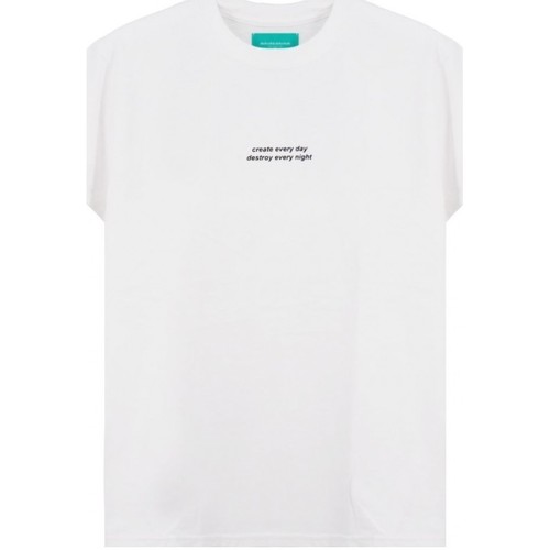 Vêtements Homme T-shirts & Polos Backsideclub T-Shirt Create blanc  BSCTH 132 CREATE WH Blanc