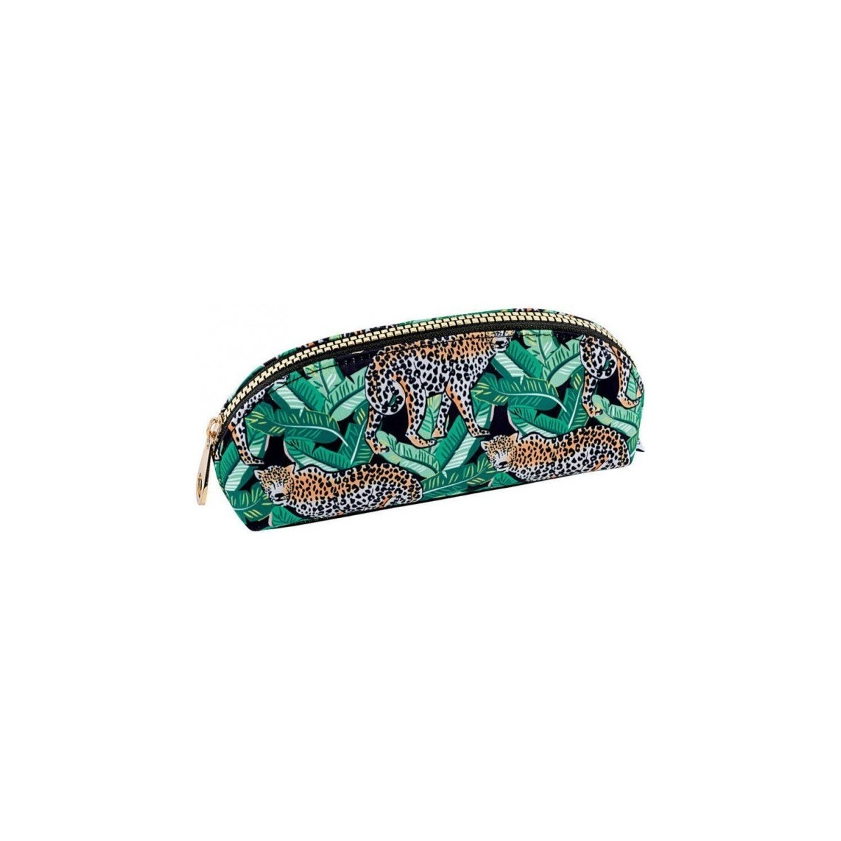 Sacs Enfant Cartables Oberthur Petite trousse  Island vert motif léopard Multicolore