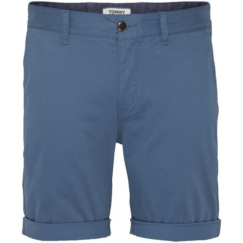 Vêtements Homme Shorts / Bermudas Tommy Black Jeans Short Chino  ref_49494 Bleu Bleu