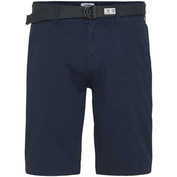 Vêtements Homme Shorts / Bermudas Tommy Camiseta Jeans Short décontracté avec ceinture  ref_49 Bleu