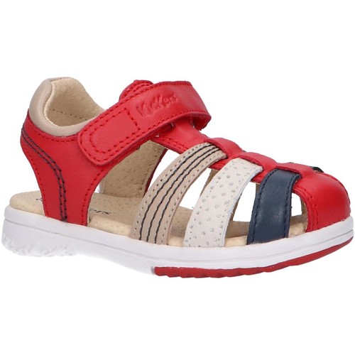 Sandales et Nu-pieds Kickers 349507-10 PLATINIUM Rojo - Chaussures Sandale Enfant 39 