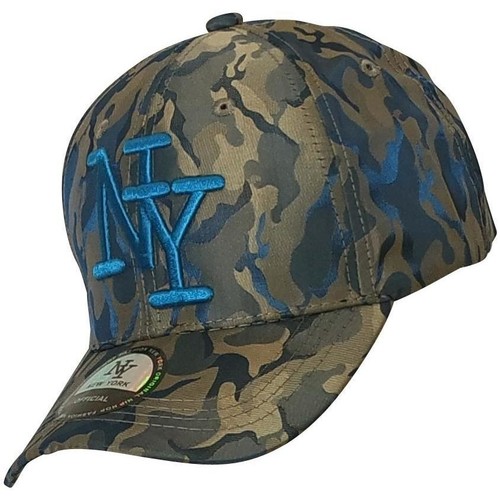 Accessoires textile Casquettes Chapeau-Tendance Casquette ADOLIE NY NY Fashion Baseball Bleu