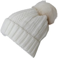 Accessoires textile Bonnets Chapeau-Tendance Bonnet LUGANO Blanc