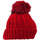 Accessoires textile Bonnets Chapeau-Tendance Bonnet LUGANO Rouge
