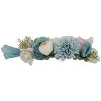 Accessoires textile Femme Chapeaux Chapeau-Tendance Chapeau couronne de fleurs serre tête Bleu