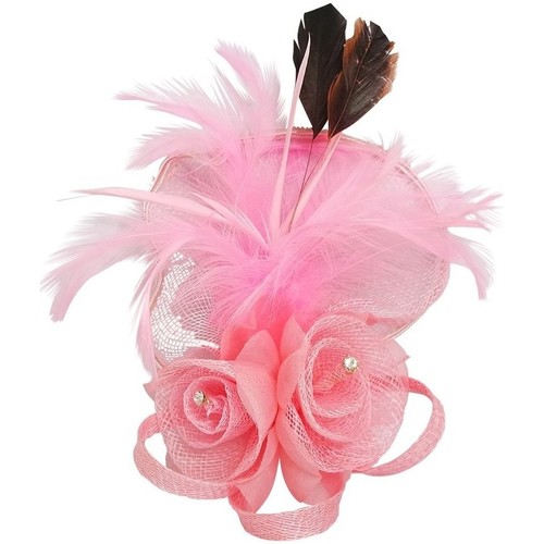 Accessoires textile Femme Chapeaux Chapeau-Tendance Mini bibi ADELISA Rose