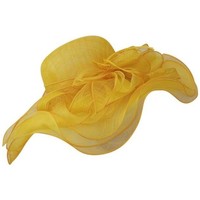 Accessoires textile Femme Chapeaux Chapeau-Tendance chapeau de cérémonie HELENA Jaune