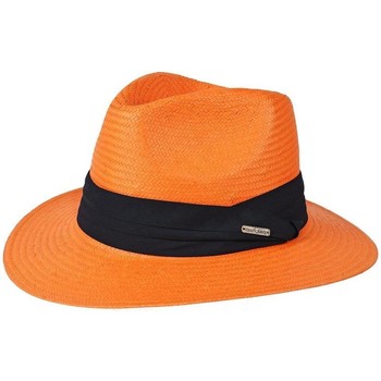 Accessoires textile Chapeaux Chapeau-Tendance Chapeau style panama WILL Orange