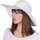 Accessoires textile Femme Chapeaux Chapeau-Tendance Chapeau capeline KIRUMA Blanc