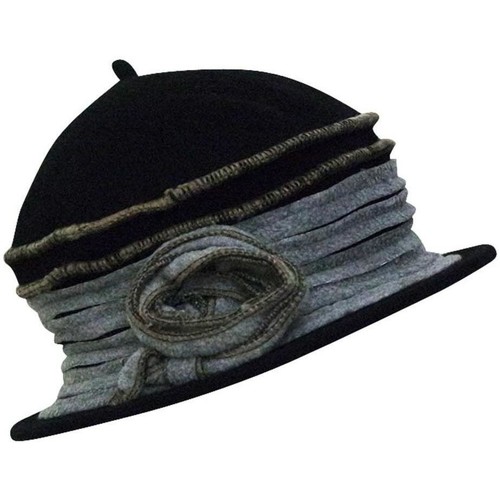 Chapeau-Tendance Chapeau cloche en laine FAUSTINE Noir - Accessoires  textile Chapeaux Femme 21,90 €