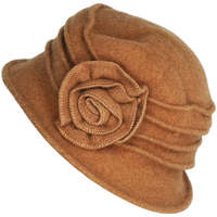 Accessoires textile Femme Chapeaux Chapeau-Tendance Chapeau cloche laine MARTINA camel