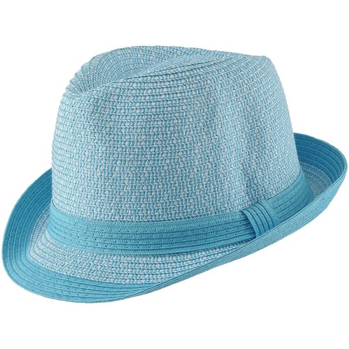 Accessoires textile Chapeaux Chapeau-Tendance Chapeau trilby LYANA Bleu