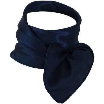 Accessoires textile Femme Echarpes / Etoles / Foulards Chapeau-Tendance Foulard polysatin uni Bleu marine