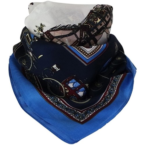 Chapeau-Tendance Foulard polysatin EMPIRE Bleu - Accessoires textile echarpe  Femme 9,43 €