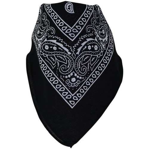 Chapeau-Tendance Bandana uni coton Noir - Accessoires textile echarpe 7,90 €