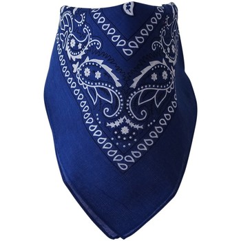 Accessoires textile Echarpes / Etoles / Foulards Chapeau-Tendance Bandana uni coton Bleu france