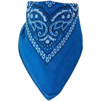 Accessoires textile Echarpes / Etoles / Foulards Chapeau-Tendance Bandana uni coton Bleu turquoise