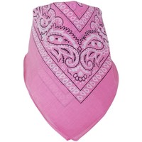Accessoires textile Echarpes / Etoles / Foulards Chapeau-Tendance Bandana uni coton Rose