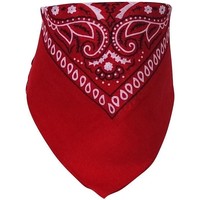 Accessoires textile Echarpes / Etoles / Foulards Chapeau-Tendance Bandana uni coton Rouge